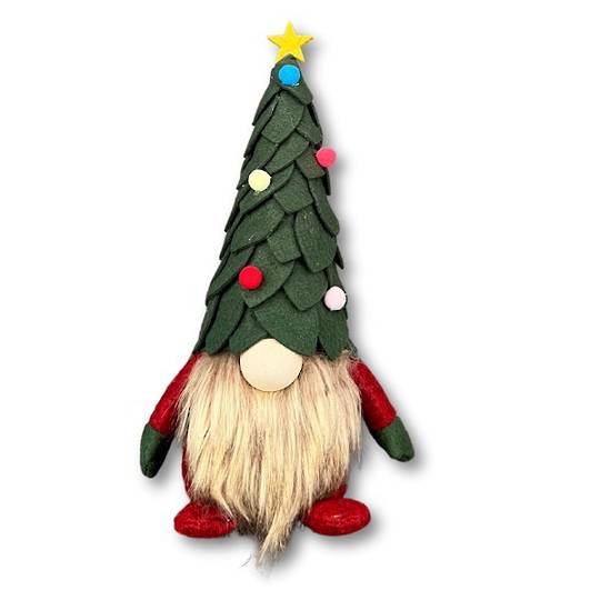 Plush Santa with Xmas Tree Hat 25cm *ETA NOV